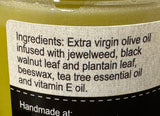 POISON IVY SALVE - Tea Tree & Black Walnut & Plantain Leaf Balm