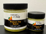 POISON IVY SALVE - Tea Tree & Black Walnut & Plantain Leaf Balm