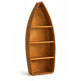 Large Boat Shelf wood-splint basket in Plain, white background