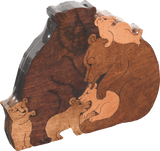 Troy Acres Pile of Bears wooden scroll saw puzzle, assembled supplier photograph