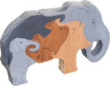 Troy Acres Elephant wooden scroll saw puzzle, assembled supplier photograph
