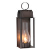 Accent LightingColonial Electric Mantel Lantern — Kettle Black, Glass ChimneyAccent LightingBase: E12Saving Shepherd