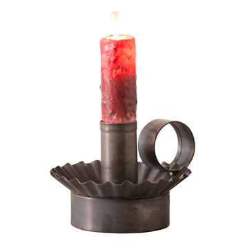 Accent LightingCottage Electric Candle Chamberstick — Kettle BlackAccent LightingBase: E12Saving Shepherd