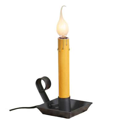 Accent LightingPetite Square Pan Electric Window Candle — Smokey BlackAccent LightingBase: E12Saving Shepherd