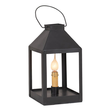 Accent LightingSquare Electric Table Lantern — Smokey BlackAccent LightingBase: E12Saving Shepherd