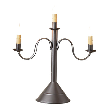 Accent LightingThree-Light Country Accent Lamp — Smokey BlackAccent LightingBase: E12Saving Shepherd