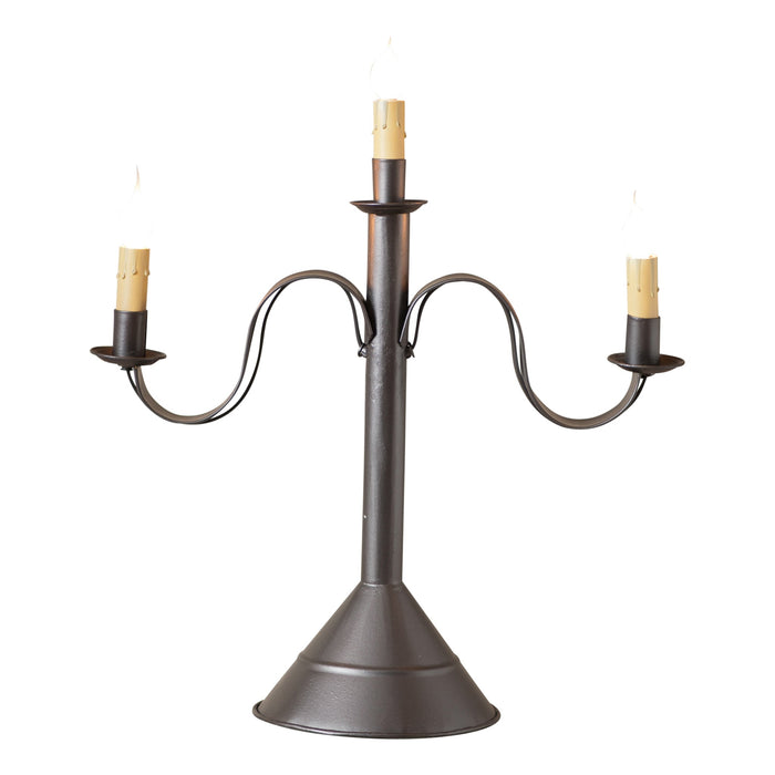 Accent LightingThree-Light Country Accent Lamp — Smokey BlackAccent LightingBase: E12Saving Shepherd