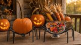 AccentWROUGHT IRON SPIDER - Halloween Pumpkin Fall Mum & Candy Dish HolderAmish Blacksmithcountry accentsSaving Shepherd