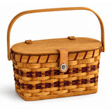 Basket HandbagLarge Wood-Splint Purse with Swinging Handle | Amish HandwovenAmish-HandwovenbasketsSaving Shepherd