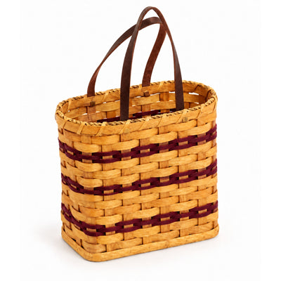Basket HandbagWood-Splint Handbag | Amish MadeAmerican-HandcraftedAmish-HandwovenSaving Shepherd