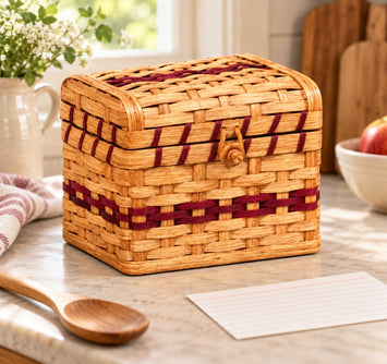 Basket Storage ChestRecipe Chest | Amish HandwovenAmerican-HandcraftedAmish-HandwovenSaving Shepherd