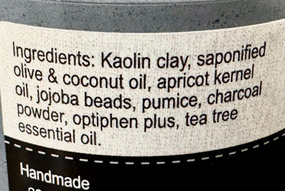 Bath & BodyCHARCOAL FACIAL SCRUB - Amish Handcrafted Exfoliator & Detox Maskbody scrubcharcoalSaving Shepherd