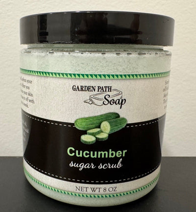 Bath & BodyCUCUMBER SUGAR SCRUB - Amish Handcrafted Natural Exfoliating Moisturizerbody scrubgeneral healthSaving Shepherd