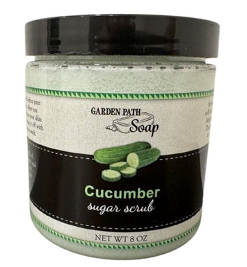 Bath & BodyCUCUMBER SUGAR SCRUB - Amish Handcrafted Natural Exfoliating Moisturizerbody scrubgeneral healthSaving Shepherd
