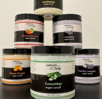 Bath & BodyCUCUMBER SUGAR SCRUB - Amish Handcrafted Natural Exfoliating Moisturizerbody scrubgeneral healthSaving Shepherd
