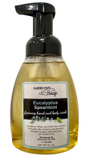 Bath & BodyEUCALYPTUS SPEARMINT FOAMING HAND & BODY WASH - Crisp Uplifting Refreshing Cleanserbodybody washSaving Shepherd
