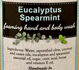 Bath & BodyEUCALYPTUS SPEARMINT FOAMING HAND & BODY WASH - Large 36 Ounce Soap Refillbodybody washSaving Shepherd