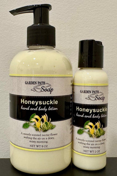 Bath & BodyHONEYSUCKLE HAND & BODY LOTION - All Natural Floral Moisturizer with Cocoa & Shea Butterbody lotiongeneral healthSaving Shepherd