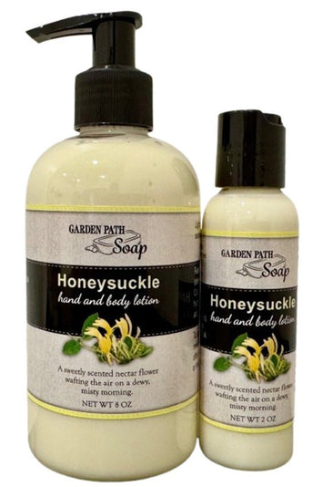 Bath & BodyHONEYSUCKLE HAND & BODY LOTION - All Natural Floral Moisturizer with Cocoa & Shea Butterbody lotiongeneral healthSaving Shepherd