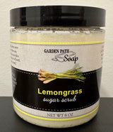 Bath & BodyLEMONGRASS SUGAR SCRUB - Amish Handcrafted Citrus Exfoliating Moisturizerbody scrubgeneral healthSaving Shepherd