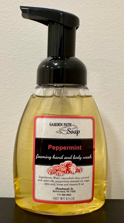 Bath & BodyPEPPERMINT FOAMING HAND & BODY WASH - Cooling & Revitalizing Natural Soapfoaming soapgeneral healthSaving Shepherd
