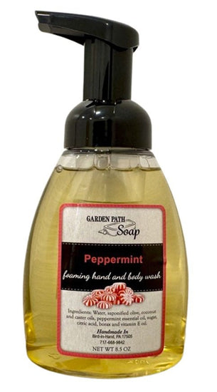 Bath & BodyPEPPERMINT FOAMING HAND & BODY WASH - Cooling & Revitalizing Natural Soapfoaming soapgeneral healthSaving Shepherd