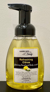 Bath & BodyREFRESHING CITRUS FOAMING HAND & BODY WASH - Amish Handcrafted Uplifting Gentle Cleanserbodybody washSaving Shepherd