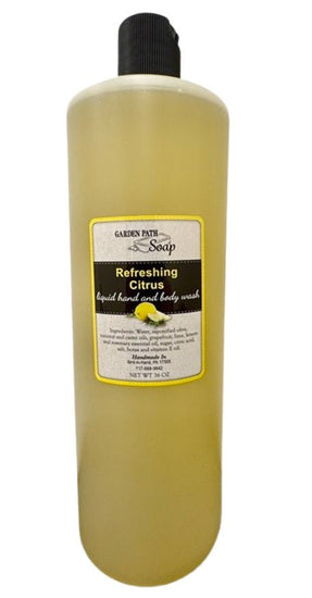 Bath & BodyREFRESHING CITRUS LIQUID HAND & BODY WASH - Large 36 oz Refill Containerbodybody washSaving Shepherd