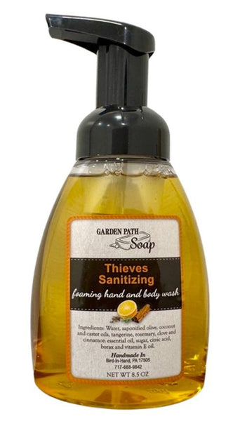 Bath & BodyTHIEVES FOAMING HAND & BODY WASH - Tangerine Rosemary Clove Cinnamon Oilsfoaming soapgeneral healthSaving Shepherd