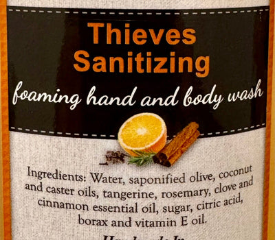 Bath & BodyTHIEVES FOAMING HAND & BODY WASH - Tangerine Rosemary Clove Cinnamon Oilsfoaming soapgeneral healthSaving Shepherd