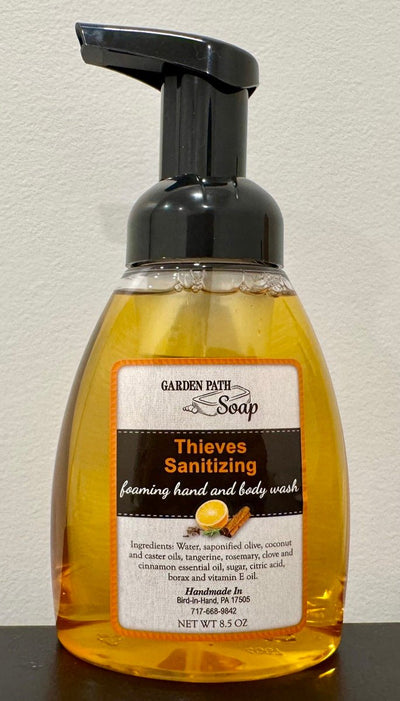 Bath & BodyTHIEVES FOAMING HAND & BODY WASH - Tangerine Rosemary Clove Cinnamon Oilsfoaming soapgeneral healthSaving Shepherd