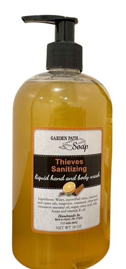 Bath & BodyTHIEVES LIQUID HAND & BODY WASH 18 OZ PUMP - Amish Handcrafted for Natural Protection & Freshnessbodybody washSaving Shepherd