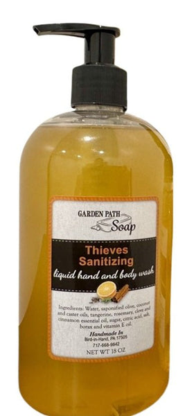 Bath & BodyTHIEVES LIQUID HAND & BODY WASH 18 OZ PUMP - Amish Handcrafted for Natural Protection & Freshnessbodybody washSaving Shepherd