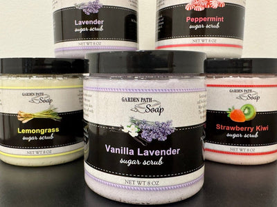 Bath & BodyVANILLA LAVENDER SUGAR SCRUB - Soothing & Luxurious Natural Body Polishbody scrubgeneral healthSaving Shepherd