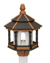 Bird FeederBIRD FEEDER ~ Amish Handmade Hexagon Recycled Poly - 10 Color Combosbirdbird feederSaving Shepherd