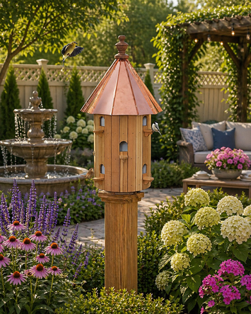 Birdhouse10 ROOM CEDAR BIRDHOUSE - Large 30½