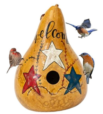 BirdhousePATRIOTIC STARS 