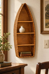 Boat Wall ShelfLarge Boat Shelf | Amish Handwoven WoodAmerican-HandcraftedAmish-HandwovenSaving Shepherd