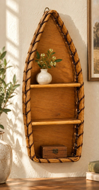 Boat Wall ShelfSmall Boat Shelf | Amish Handwoven WoodAmerican-HandcraftedAmish-HandwovenSaving Shepherd