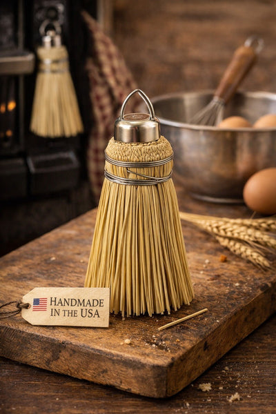 BroomAMISH CAKE TESTER - Natural Corn Straw Kitchen Batter Test BroombroomSaving Shepherd