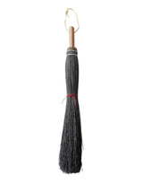 BroomAMISH FIREPLACE BROOM - Black & Natural Corn Straw Hand Brush & HandleAmishbroomSaving Shepherd