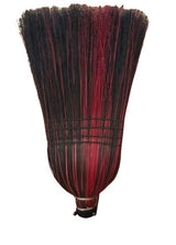 BroomAUTHENTIC AMISH MULTI COLOR BROOM - Heavy Duty Corn Straw & Solid Hardwoodbroomcountry accentSaving Shepherd
