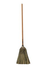 BroomAUTHENTIC AMISH MULTI COLOR BROOM - Heavy Duty Corn Straw & Solid Hardwoodbroomcountry accentSaving Shepherd