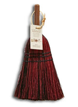 BroomAUTHENTIC DELUXE MULTI - COLORED WHISK BROOM - Amish Corn Straw Hand Brush & HandlebroomSaving Shepherd