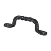 4-Inch Twisted Wrought Iron Cabinet Pull Handles - Set of 6