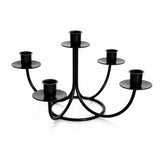 Candle Holders & Accessories5 CANDLE CANDELABRA - Amish Hand Forged Wrought Iron Table CenterpieceCandlecandlesSaving Shepherd
