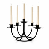 Candle Holders & Accessories5 CANDLE CANDELABRA - Amish Hand Forged Wrought Iron Table CenterpieceCandlecandlesSaving Shepherd