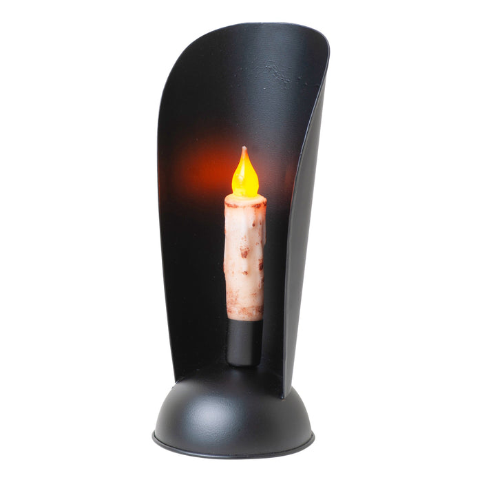 Candle HoldersGrain Scoop Taper Candle Holder — Matte BlackCategory: Candle HoldersFinish: Matte BlackSaving Shepherd