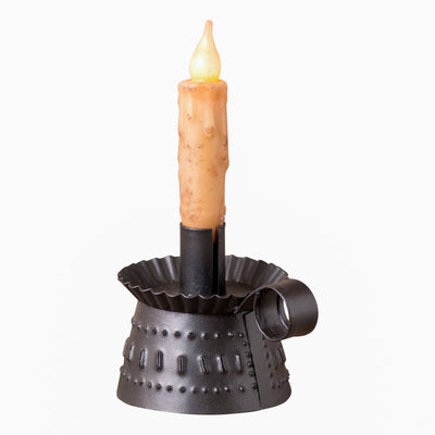 Candle HoldersJefferson Taper Candle Holder — Smokey BlackCandle DecorCandle HoldersSaving Shepherd