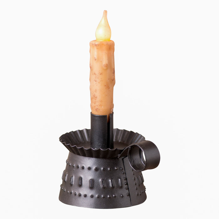 Candle HoldersJefferson Taper Candle Holder — Smokey BlackCandle DecorCandle HoldersSaving Shepherd